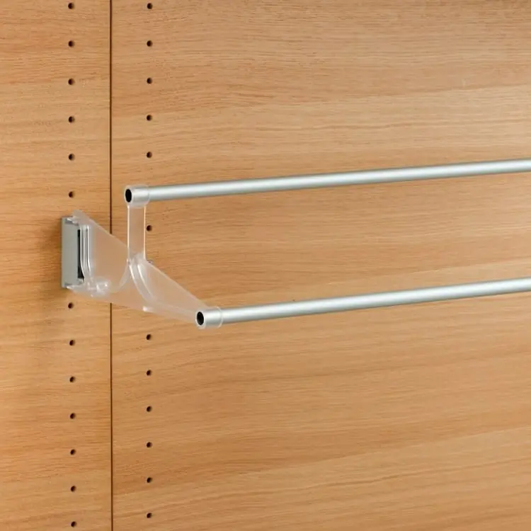 Gecertificeerd Portascarpe per armadio, Servetto Tac porta scarpe estendibile da 510 a 940 mm, Trasparente