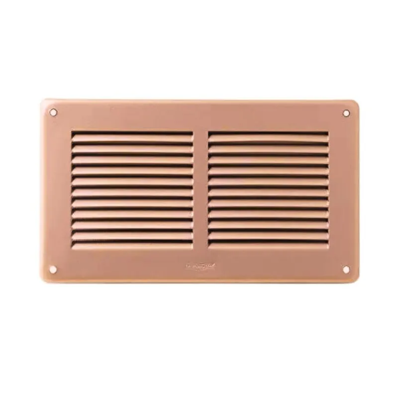 Hoge Kwaliteit Griglia rettangolare da sovrapporre GRA20R la Ventilazione per Aerazione, rete interna, dimensione 240x140 mm, Rame
