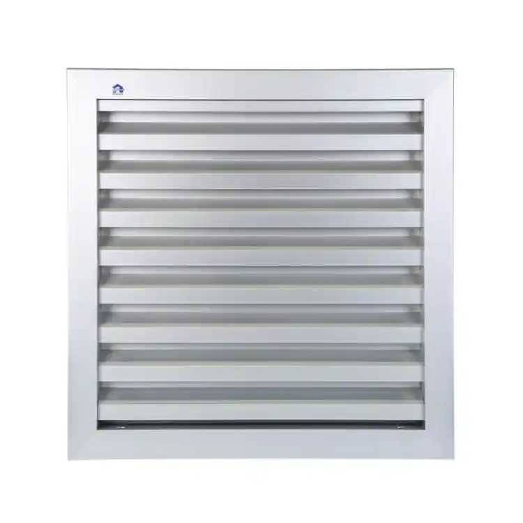 Rechtstreeks Van De Fabrikant Griglia rettangolare da incasso 411 Renson per Aerazione, rete interna, dimensione foro 142x142 mm, Alluminio finitura Argento Anodizzato