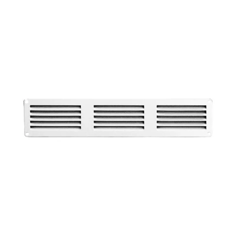 Beste Prijs Griglia rettangolare da sovrapporre GL306RB la Ventilazione per Aerazione, rete interna, dimensione 300x60 mm, Metallo finitura Bianco Verniciato