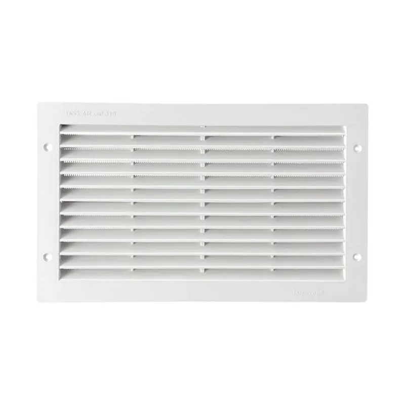 Shop Nu Griglia rettangolare da incasso PAR3823B la Ventilazione per Aerazione, rete interna, dimensione 380x230 mm, Plastica colore Bianco