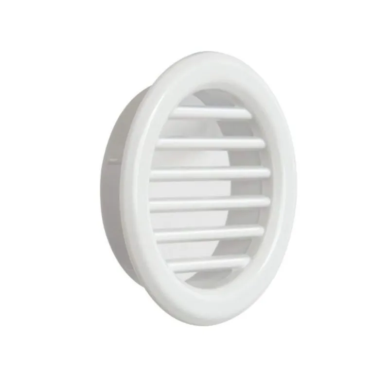 Direct Verzonden Griglia da incasso tonda T3B la Ventilazione per Aerazione, diametro foro 32 mm, esterno 40 mm, Plastica colore Bianco