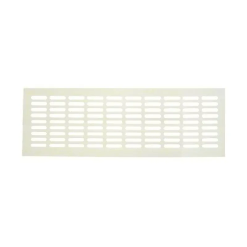 Griglia a profilo da incasso Fga per Aerazione, dimensione 280x80 mm, Alluminio finitura Bianco Verniciato Gratis Retour