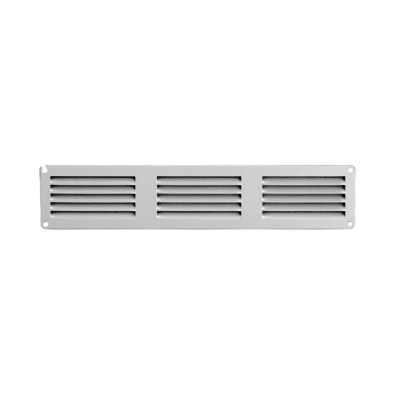 Shop Nu Griglia rettangolare da sovrapporre GAL306R la Ventilazione per Aerazione, rete interna, dimensione 300x60 mm, Alluminio finitura Argento
