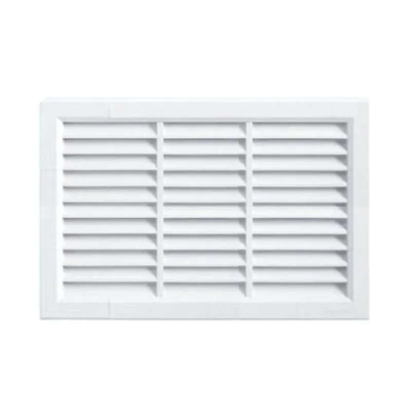 Griglia rettangolare da incasso G163424B la Ventilazione per Aerazione, dimensione 340x240 mm, Plastica colore Bianco Voordeelprijs