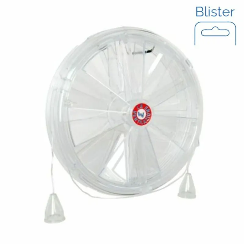 Gratis Retour Aereatore termico AE16Z La Ventilazione per Vetro, blister 6 pezzi, foro diametro 160 mm, Plastica finitura Similvetro Trasparente