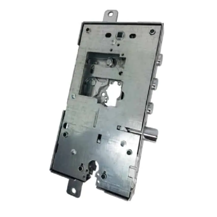 Alleen Vandaag Serratura tripla multifunzione Securemme per porta blindata, con cuore destro, interasse 37 mm, finitura Cromato