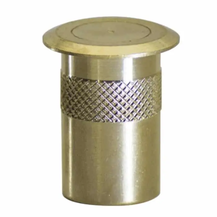 Gratis Retour Pozzetto Artibrevetti 3014 antipolvere con molla e bordo, foro interno diametro 14 mm, materiale Ottone, finitura Ottone Lucido