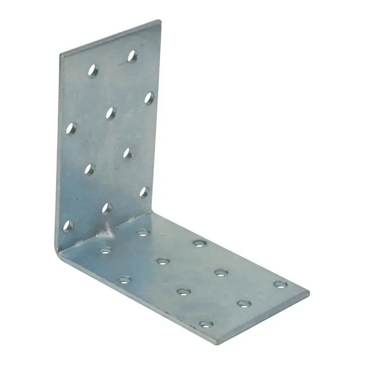Koop Vandaag Piastrina pesante ad angolo 362 Sipa per giunzione, dimensioni 80x80 mm, fori da 5 mm, finitura Zincato