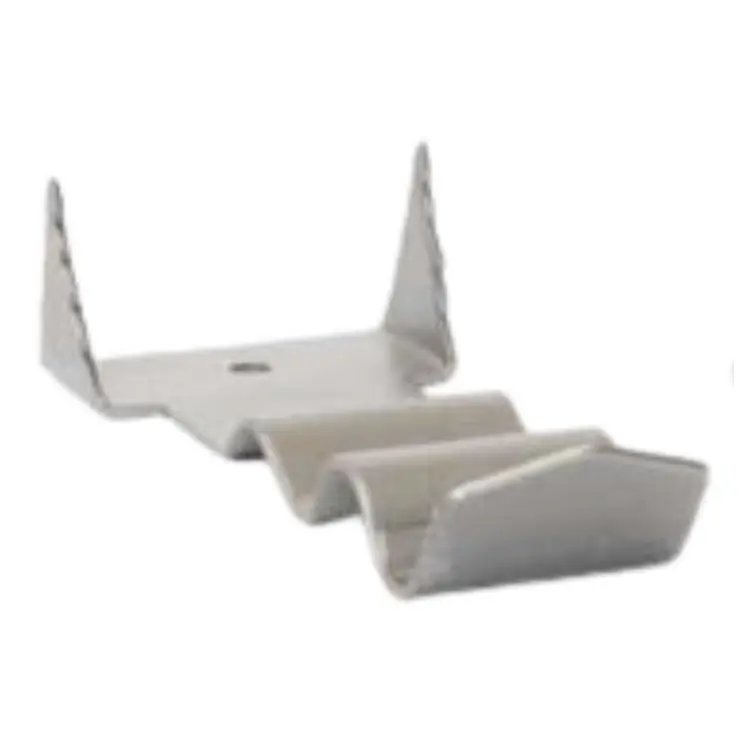 Graffe grandi 705 Seal, a due punte, ondulata, 125x45 mm Populair