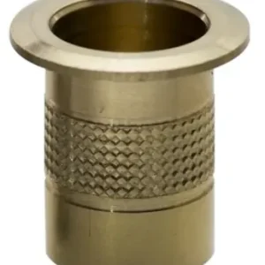 Pozzetto Artibrevetti 2520 senza molla, con bordo, foro interno diametro 20 mm, materiale Ottone, finitura Ottone lucido Dagaanbieding