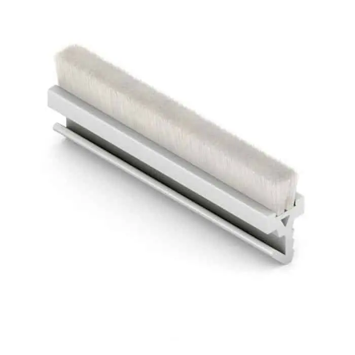 Laatste Kans Guarnizione spazzolino Lozaron PB 0908 Schlegel per infisso, dimensione 11 mm, finitura Bianco