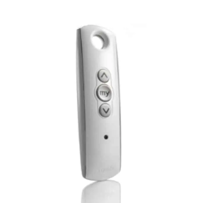 Lage Prijs Telecomando radio monocanale Telis 1 RTS Somfy per avvolgibile, con funzione MY e supporto a muro, colore bianco
