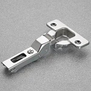 Cerniera Salice C2A6G99 con molla di chiusura, 110° battuta mediana, fondello da avvitare, finitura Nichelato Snelle Levering