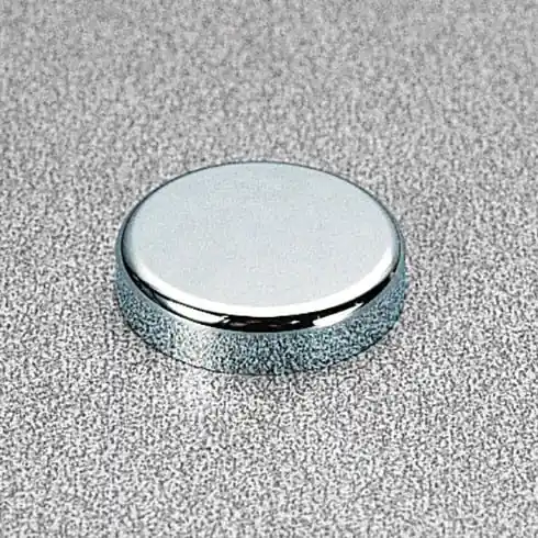 Gereduceerde Prijs Placchetta di copertura fondello per cerniere per ante di cristallo, forma rotonda, diametro 30 mm, finitura Cromato