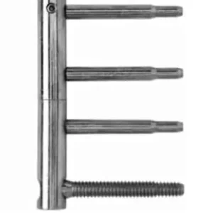 Cerniera autochiudente 1618848 SFS Intec, per porta tagliafuoco a battente, versione destra, lunghezza 112 mm, finitura Zincato Seizoensaanbieding