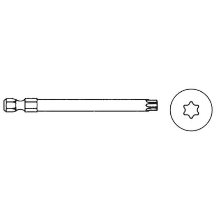 Goedkoop Inserto Torx T30 23488 SFS Intec, attacco da 1/4, lunghezza 70 mm