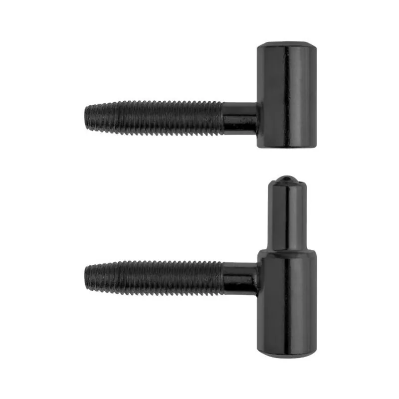 Veilige Betaling Cerniera anuba E00120 AGB per legno, diametro 13 mm, altezza 44,5 mm, Acciaio finitura Nero Verniciato