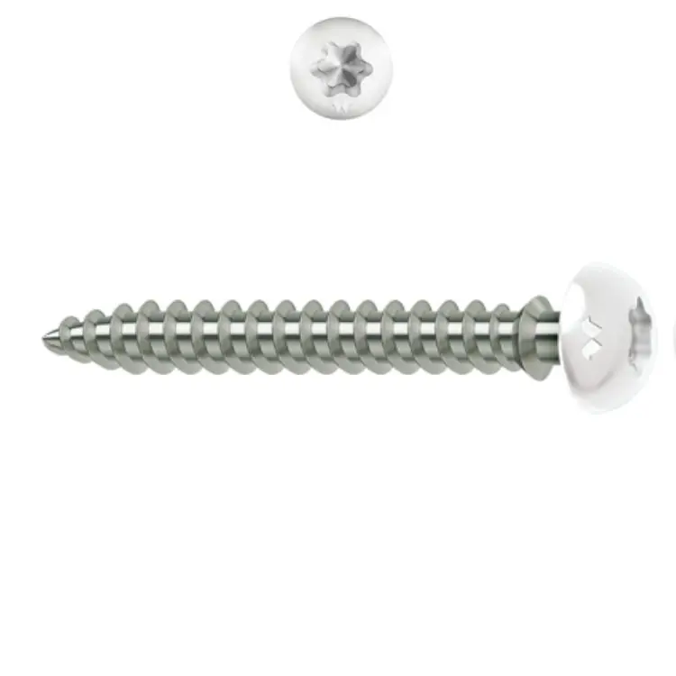 Vite SPTR-B 6x80 per serramento in PVC, impronta TX 25, assemblaggio 25-34 mm, 744514 SFS Intec, finitura Bianco Beste Prijs