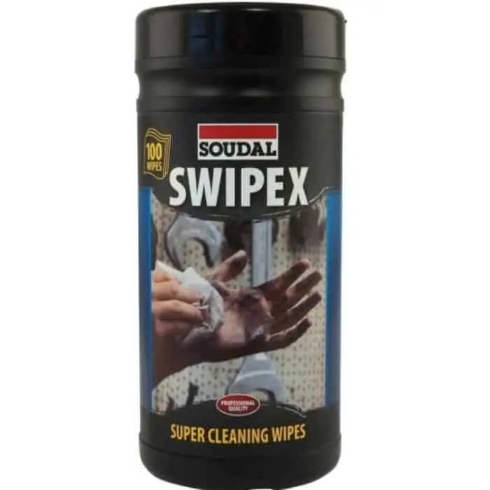Gecertificeerd Salviette detergenti Swipex Soudal per mano e utensile, barattolo da 100 pezzi