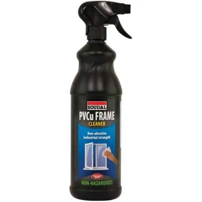 Nu Kopen Pulitore PVCu Frame Cleaner Non Hazard Soudal per telaio e superficie in PVC, flacone 1 L, incolore