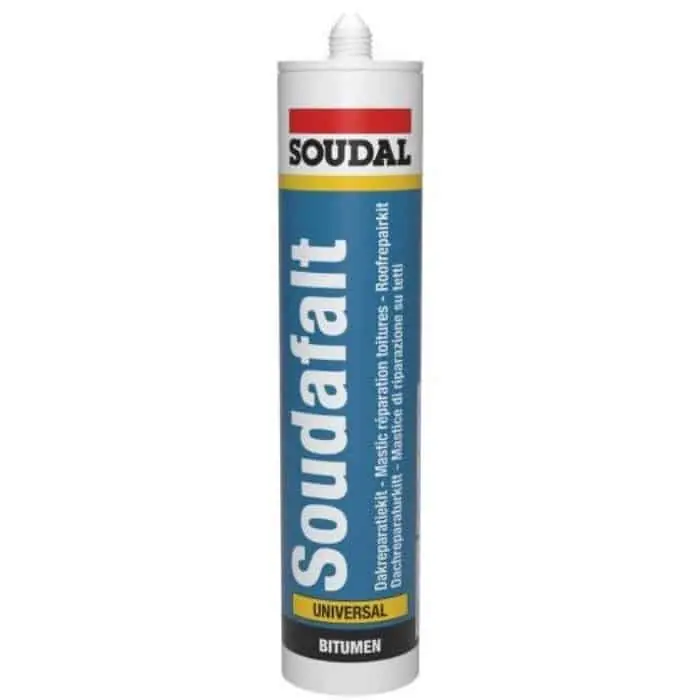 Meest Verkocht Sigillante Soudafalt Soudal per tetto e copertura bituminosa, bitume plasto-elastico, cartuccia 310 ml, finitura Nero