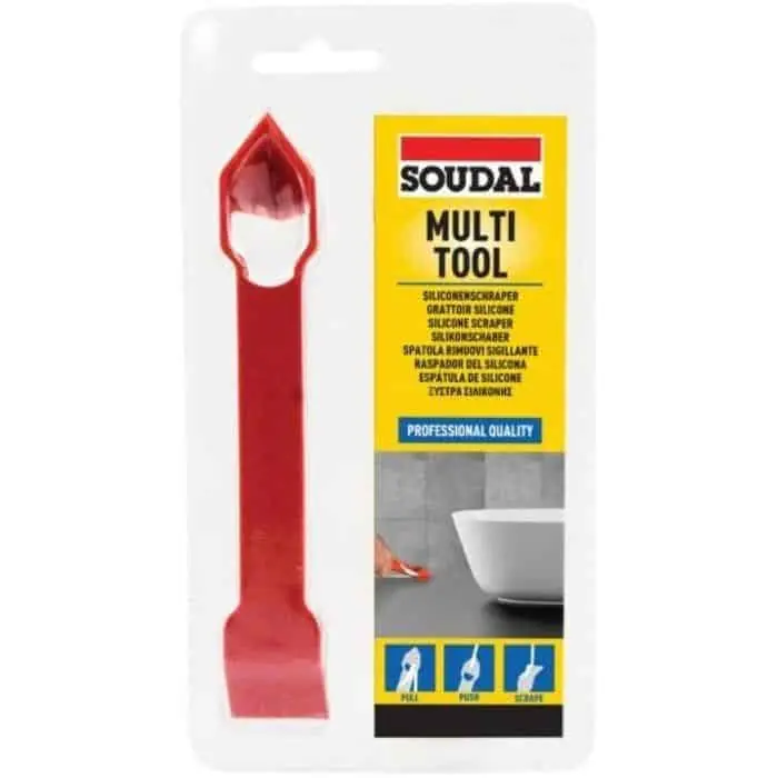 Spatola Rimuovi Sigillante Multi Tool Soudal per giunti, finitura Rosso Populair