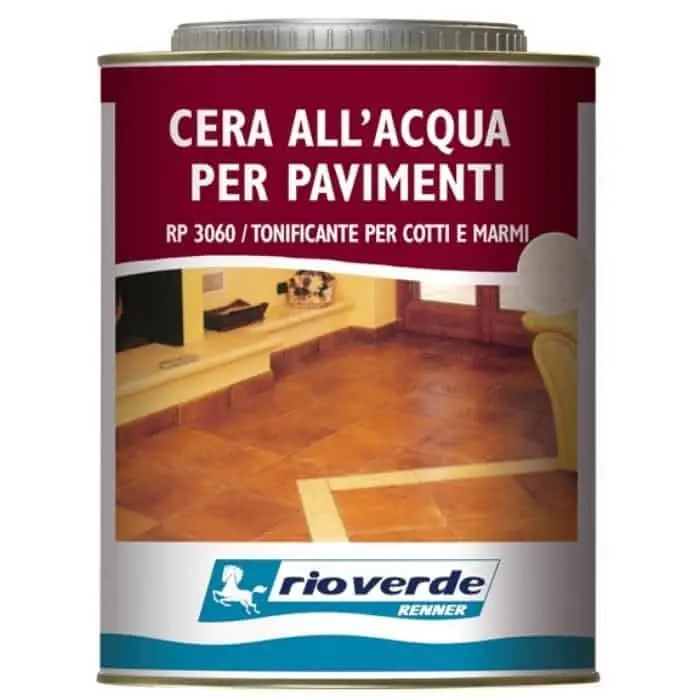Cera rivitalizzante ad acqua Rioverde RP3060 Renner, per marmo e cotto, confezione 750 ml, finitura Trasparente Betrouwbaar