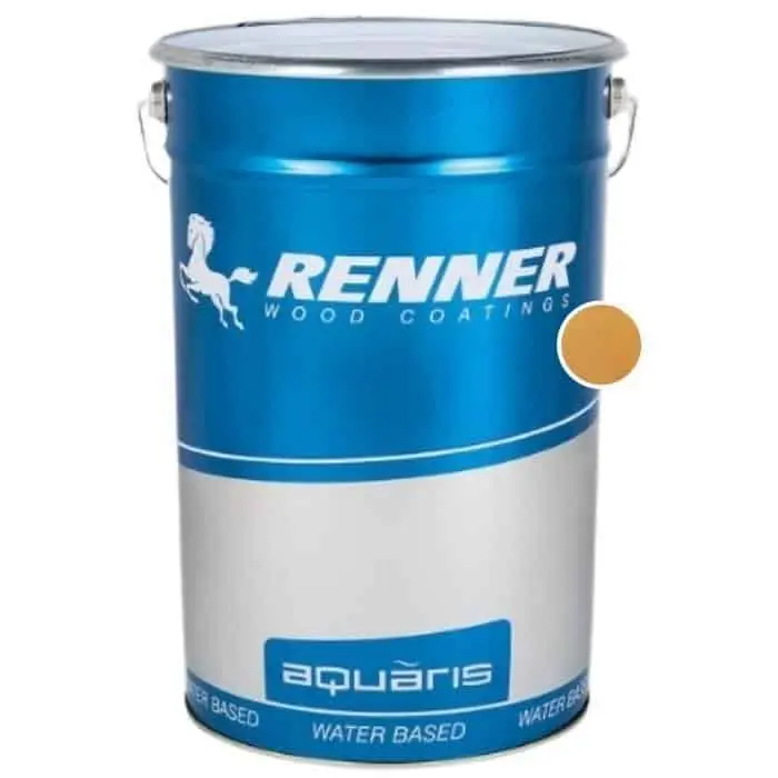 Seizoensaanbieding Finitura ad acqua YO-30M317 Renner, per legno, tixotropica, confezione 5 Kg, colore Larice 30 Gloss