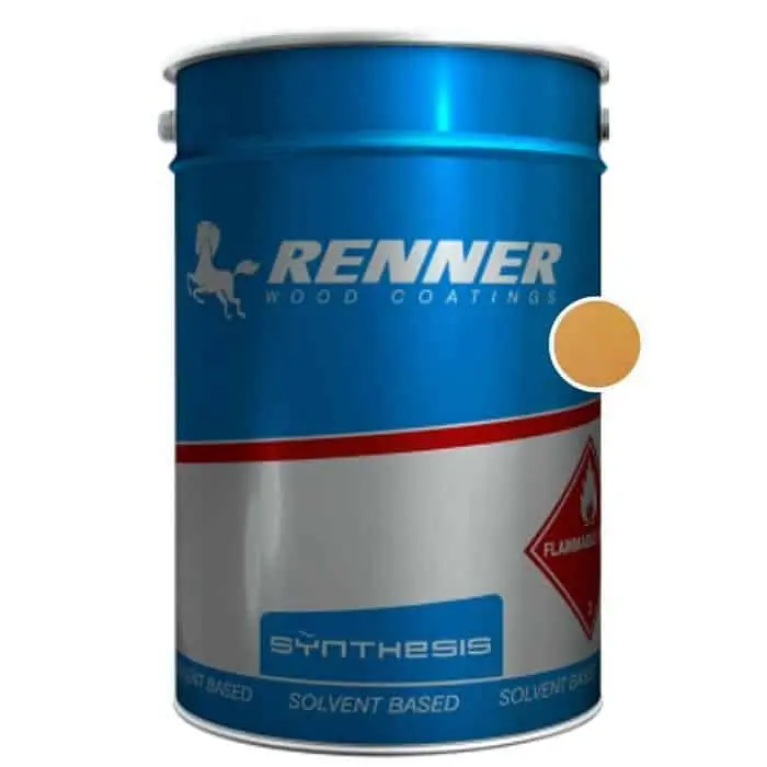 Gratis Retour Impregnante sintetico SM-M006 Renner, per legno, resistente alle intemperie, confezione 1000 ml, finitura Larice