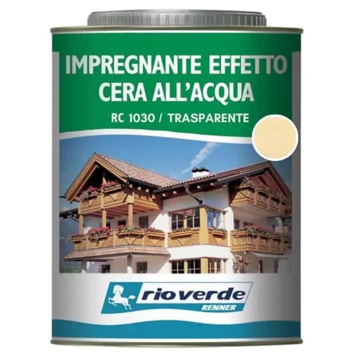 Impregnante ceroso ad acqua Rioverde RC1030 Renner, per legno, confezione 750 ml, finitura Trasparente Alleen Vandaag