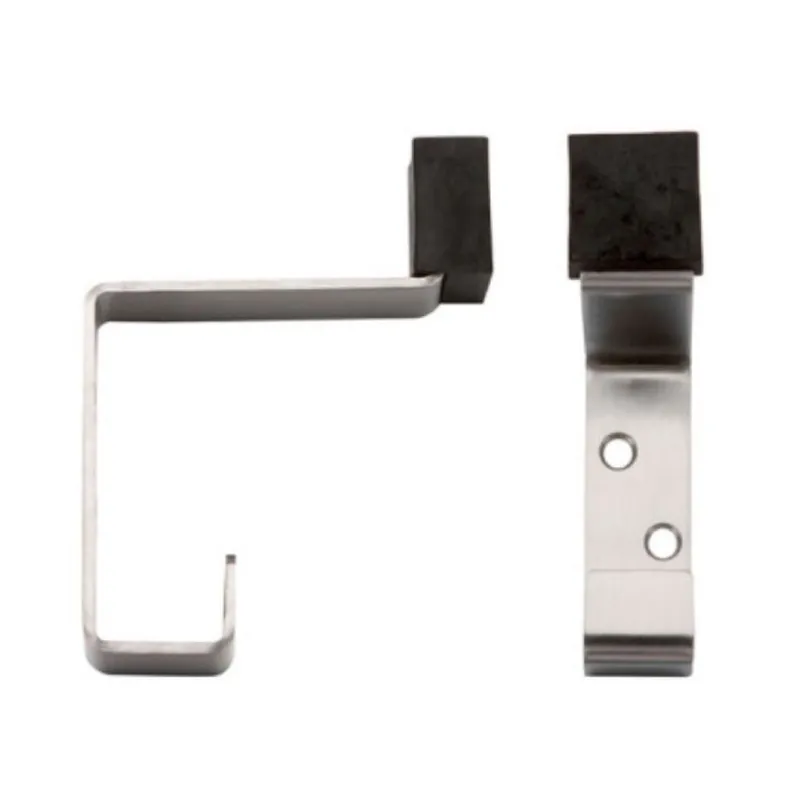 Portabito Z77PA Reguitti per appenderia, dimensione 20x86x68 mm, Acciaio Inox finitura Satinato Seizoensaanbieding