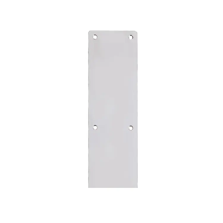 Placca Z35 TP Reguitti per arredo, senza scritta, dimensioni 75x350 mm, Acciaio INOX Satinato 304 Favoriet