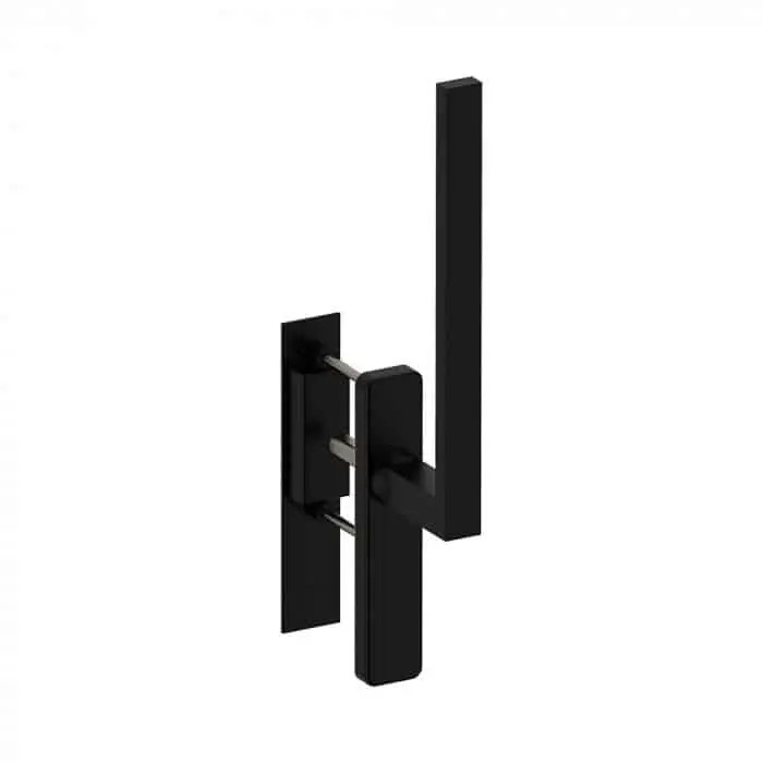 Snelle Levering Maniglione Phoenix Q01 Reguitti per alzante, dritto, foro cieco con nicchia, Acciaio Inox finitura Nero Opaco