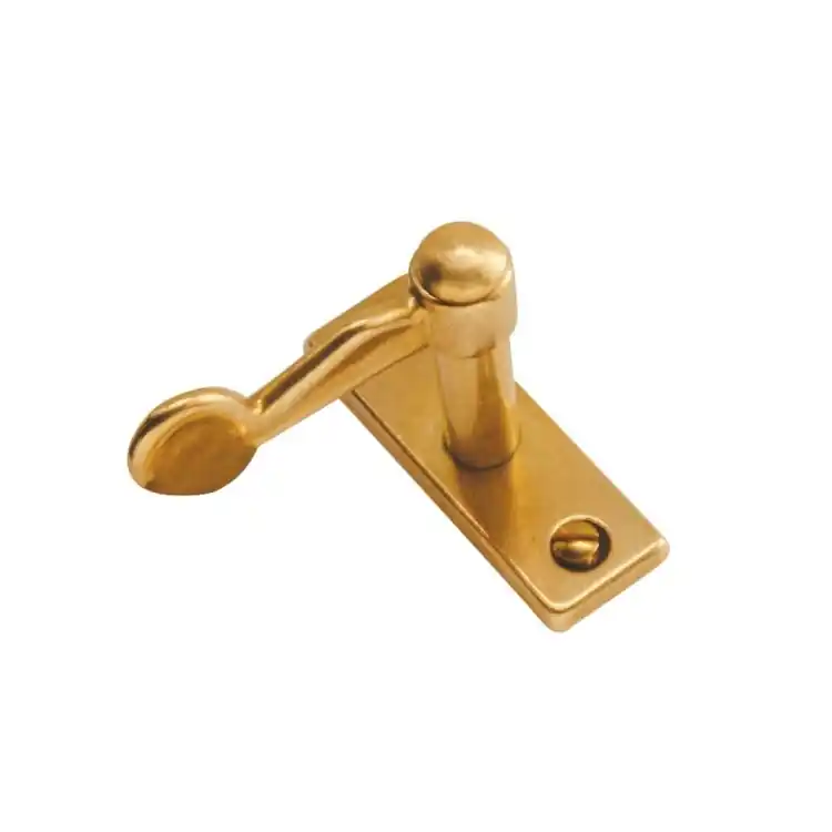 Maniglia a tavellino 646 TV Reguitti per finestra, senza incontro, altezza 20 mm, finitura Ottone Lucido Betaalbaar