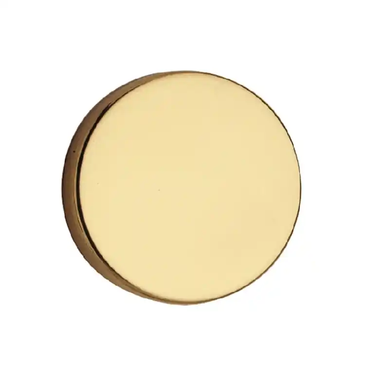 Bocchetta 008 BC Reguitti per maniglia porta, cieca, dimensioni 50x8 mm, finitura Ottone Lucido Koopje