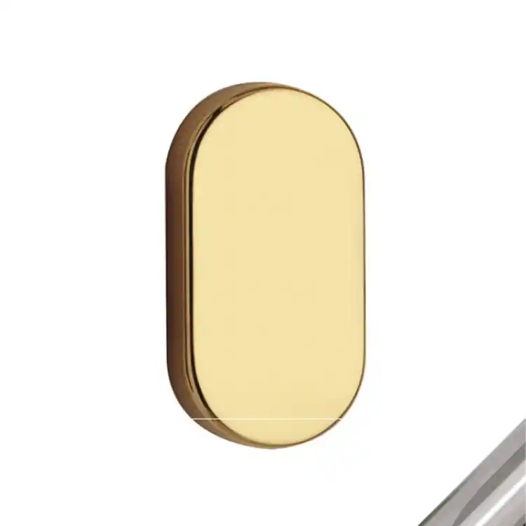 Express Levering Bocchetta 009 BC Reguitti per maniglia porta, cieca, dimensioni 65x32 mm, finitura Cromato