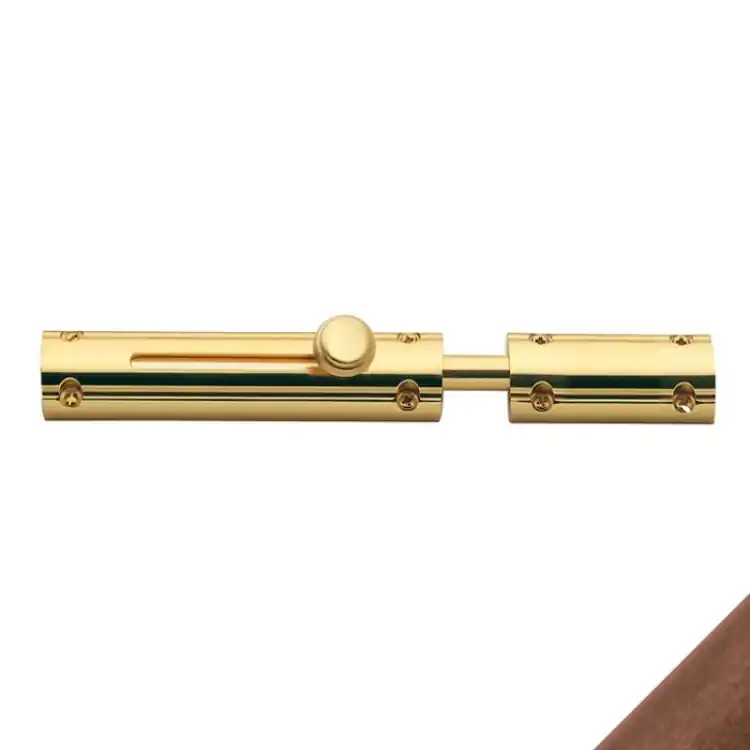 Exclusieve Aanbieding Catenaccio 072 CT Reguitti per porta, orizzontale tondo CON INCONTRO, lunghezza 250 mm, finitura Bronzato