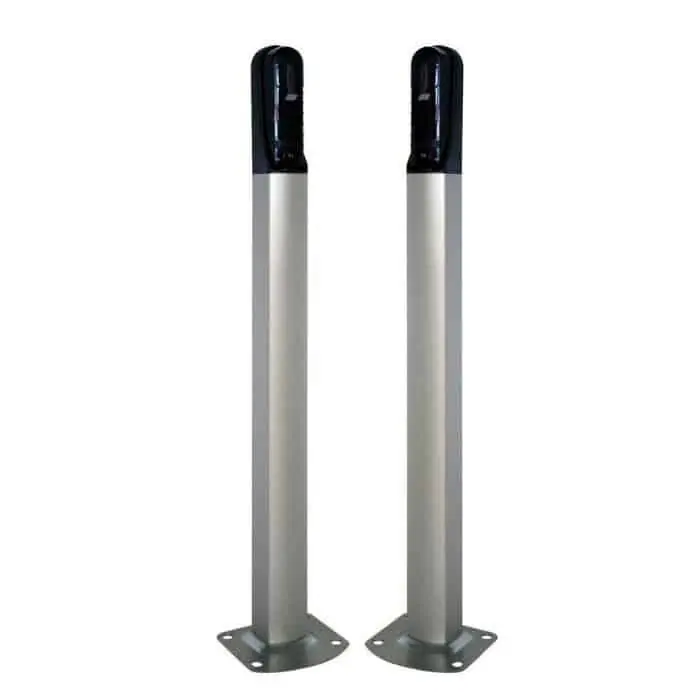 Direct Beschikbaar Coppia colonnine Rib per fotocellule ACG8032B Fit Slim, altezza 50 cm