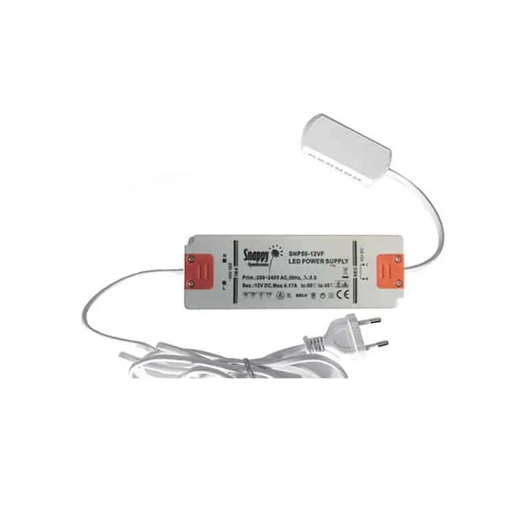 Alimentatore 24V DC Duegi per illuminazione Led, dimensione 185x64x22 mm, imput 100-240 V AC, potenza 50 W, Tecnoplastica finitura Grigio Nu Kopen