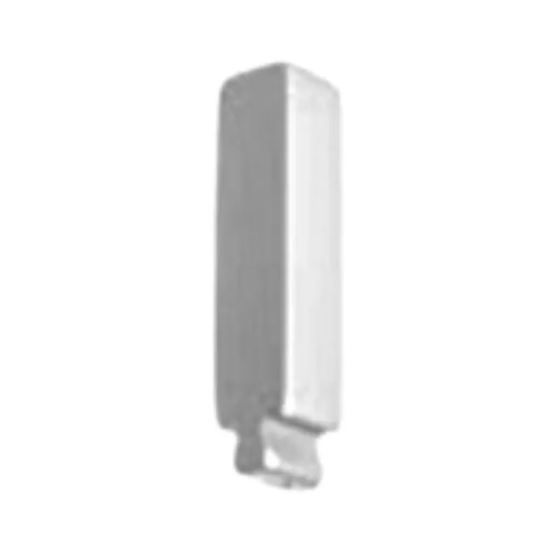 Voordeelprijs Supporto centrale VR176Z Pamar, per Tubo rettangolare TJ3001 32x12 mm, Zama finitura Argento Verniciato