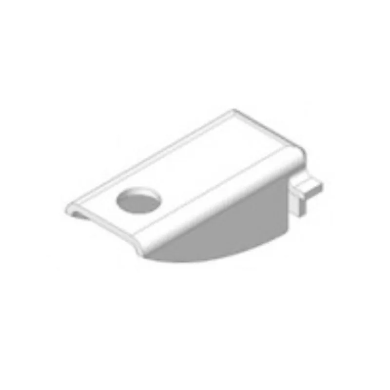 Cavaliere laterale per mensole, altezza 10 mm, lunghezza 27 mm, finitura acrilico trasparente Flitsaanbieding