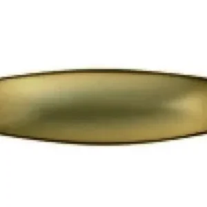 Maniglia per mobile OMP Porro, interasse 64 mm, finitura Ottone Antico Op = Op