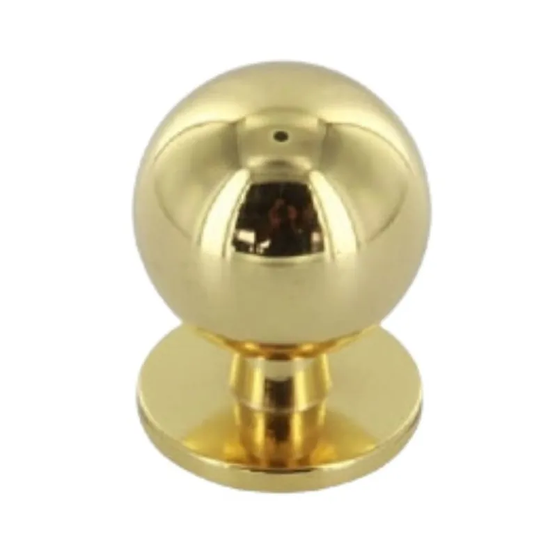Pomolo 165 Omporro per mobile, diametro 20 mm, sporgenza 27 mm, Ottone finitura Oro Lucido Express Levering