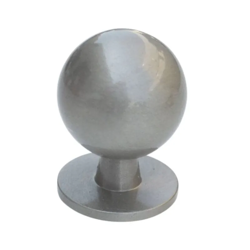 Korting Pomolo 165 Omporro per mobile, diametro 15 mm, sporgenza 20 mm, Ottone finitura Nichel Satinato
