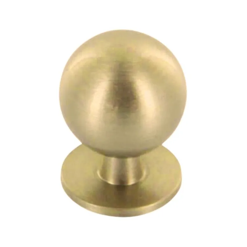 Gereduceerde Prijs Pomolo 165 Omporro per mobile, diametro 15 mm, sporgenza 20 mm, Ottone finitura Oro Satinato