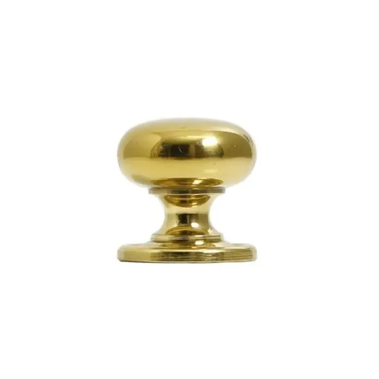 Pomolo 158 Omporro per mobile, diametro 20 mm, sporgenza 20 mm, Ottone finitura Oro Lucido Rechtstreeks Van De Fabrikant