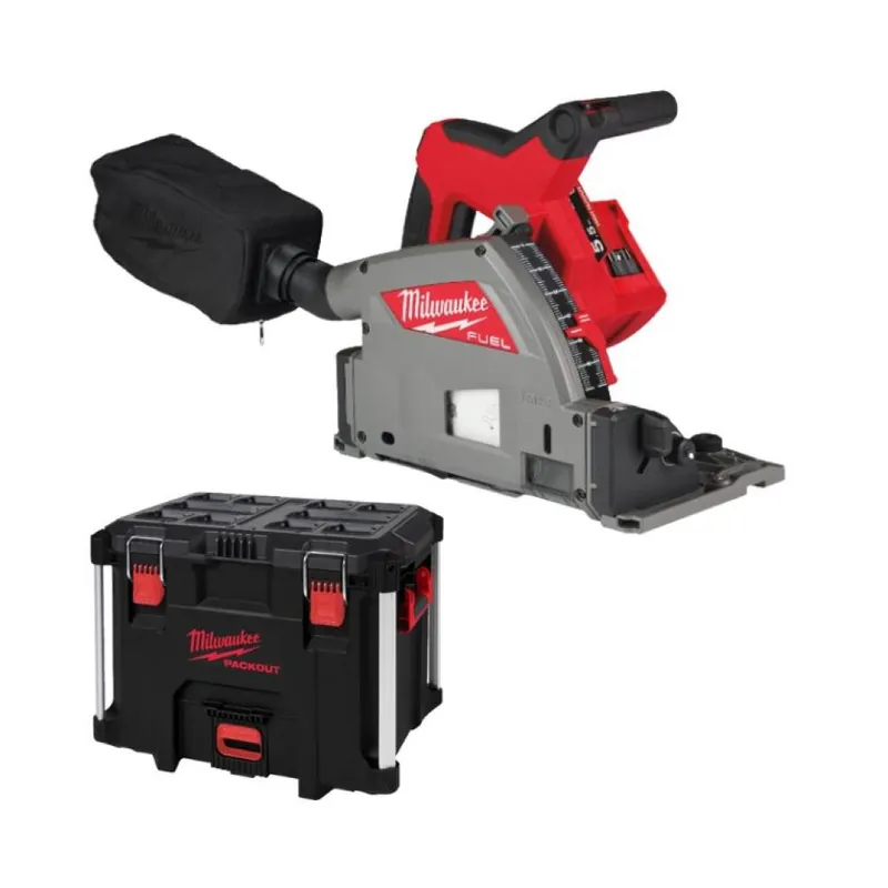 Speciale Aanbieding Sega ad affondamento M18 FPS55-0P Milwaukee per legno, con guida parallela, capacità di taglio 55 mm, velocità 2500 - 5600 giri/min