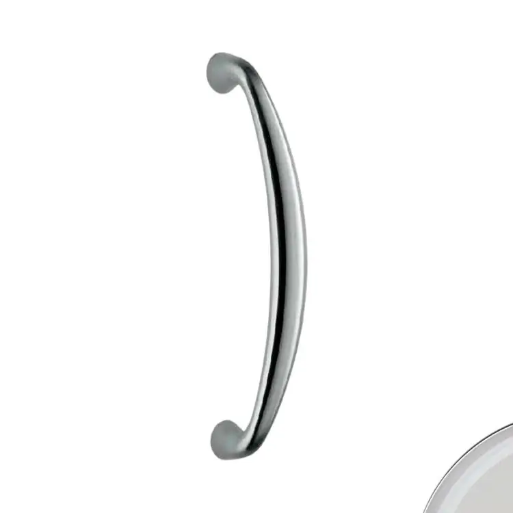 Maniglione MG16L Tender Colombo Design per serramento, interasse 350 mm, lunghezza 380 mm, Ottone finitura Bianco Bestel Nu