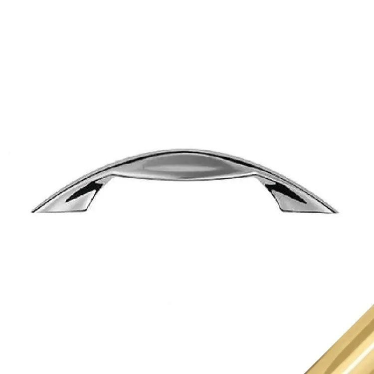 Goedkoop Maniglia PF0400 Porro per mobile, interasse 160 mm, finitura Oro Lucido